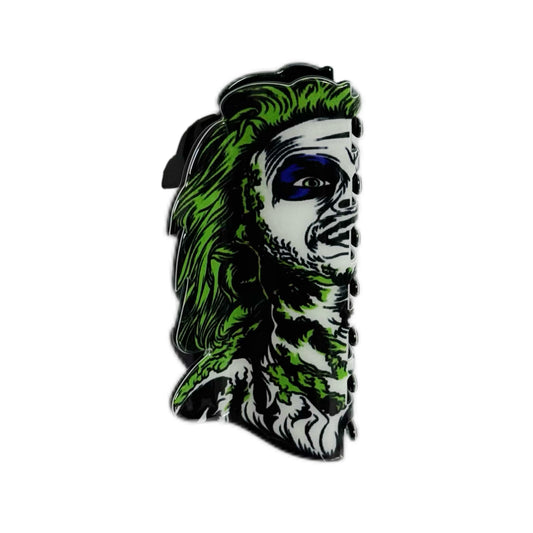 Betty Ruiz Dark Comic-Style Hair Clip | Gothic Art Character Hair Accessory for Edgy Styling