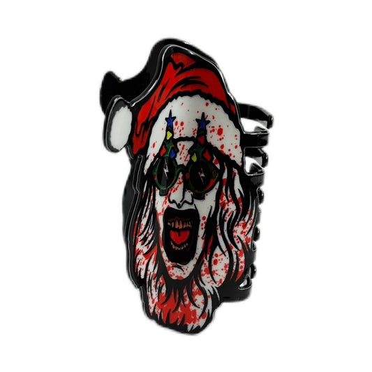 Christmas Zombie Gothic Horror Hair Clip | Holiday Horror Themed Edgy Hair Accessory