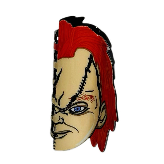 Stitched Face Doll Hair Clip | Gothic Horror Edgy Niche Hair Accessory