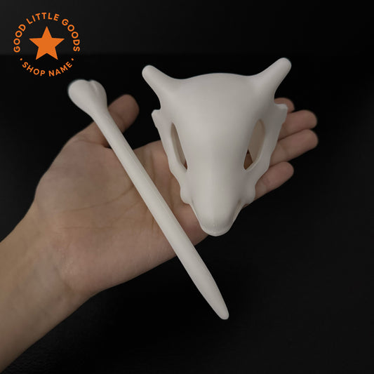 Animal Skull & Bone Hair Accessory Set | Gothic Dark Anatomy-Themed Hair Decor for Edgy Styling