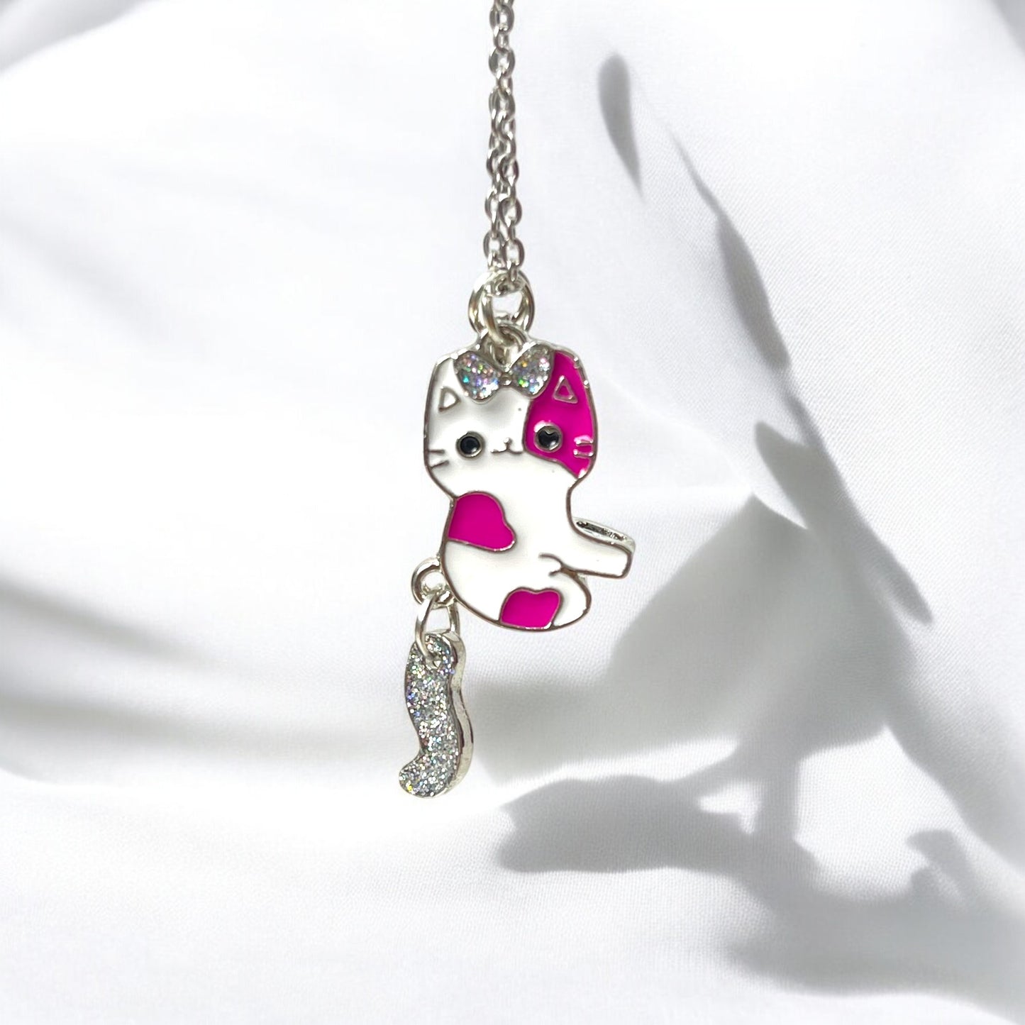Cute Kitty BFF Friendship Necklace