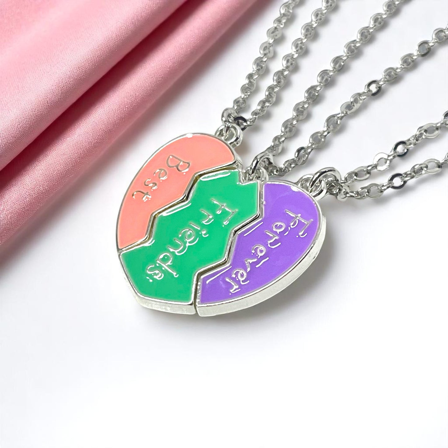 Best Friends Forever Magnetic Necklace for 3