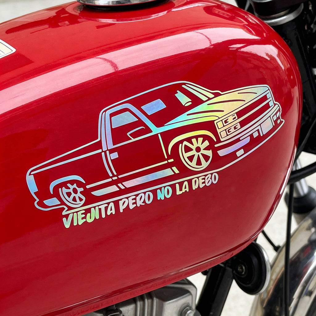 Viejita Pero No La Debo Truck Sticker