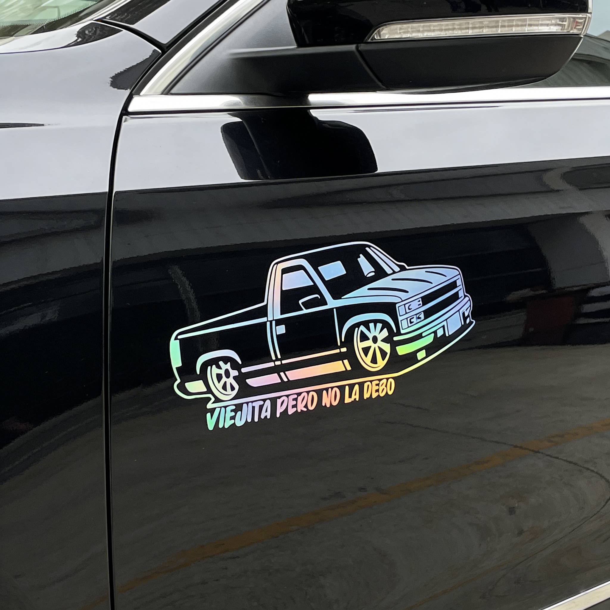 Viejita Pero No La Debo Truck Sticker