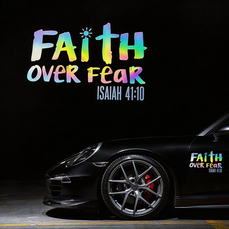 'Faith Over Fear' Sticker