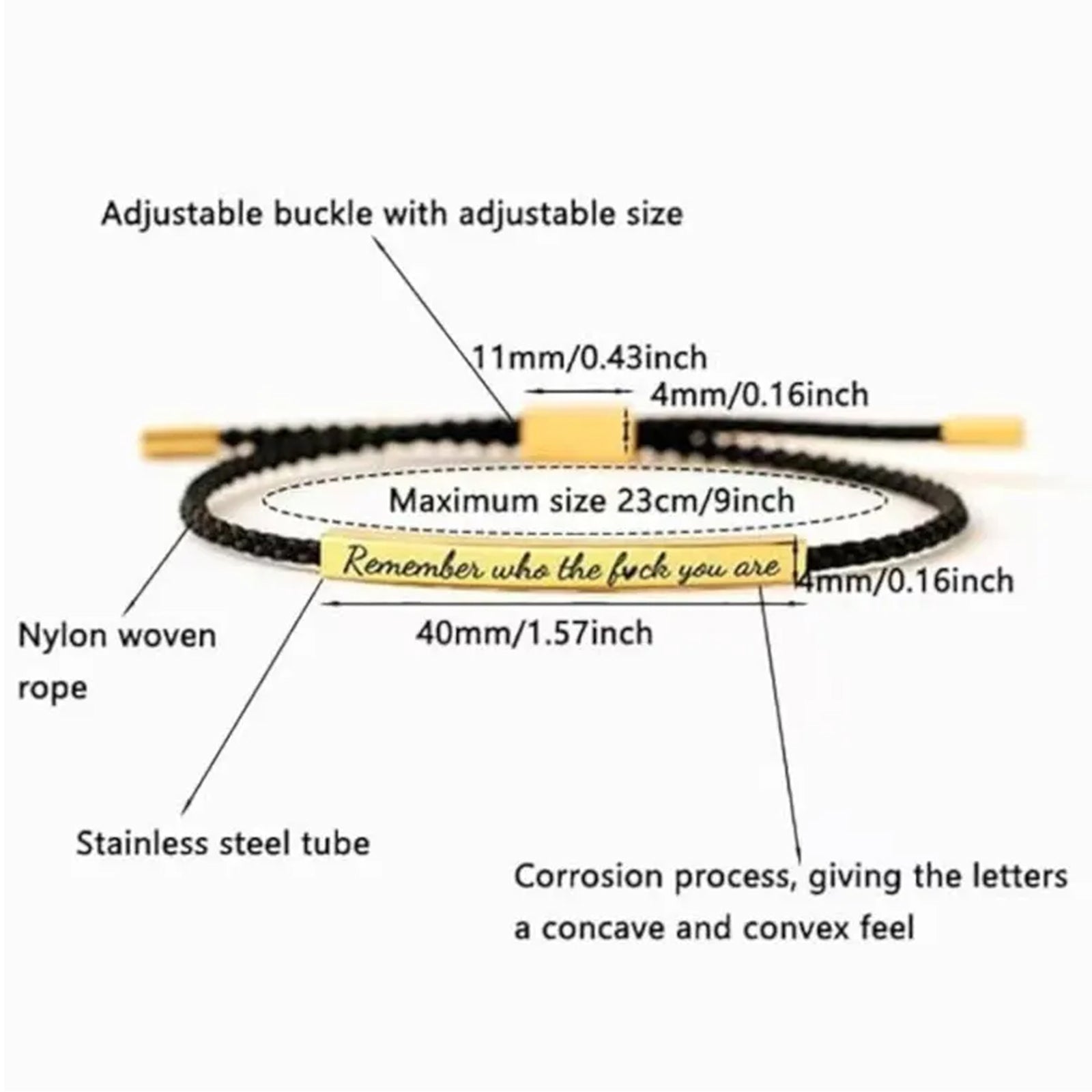 God is in Control Inspiration Bracelet Adjustable Christian Bracelet Woven Bracelet For Both Genders Suitable for Both Men And Women