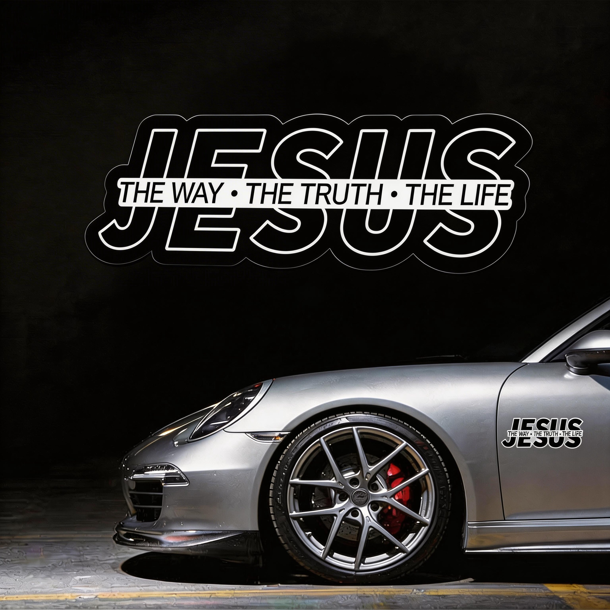 Jesus The Way The Truth The Life' Sticker