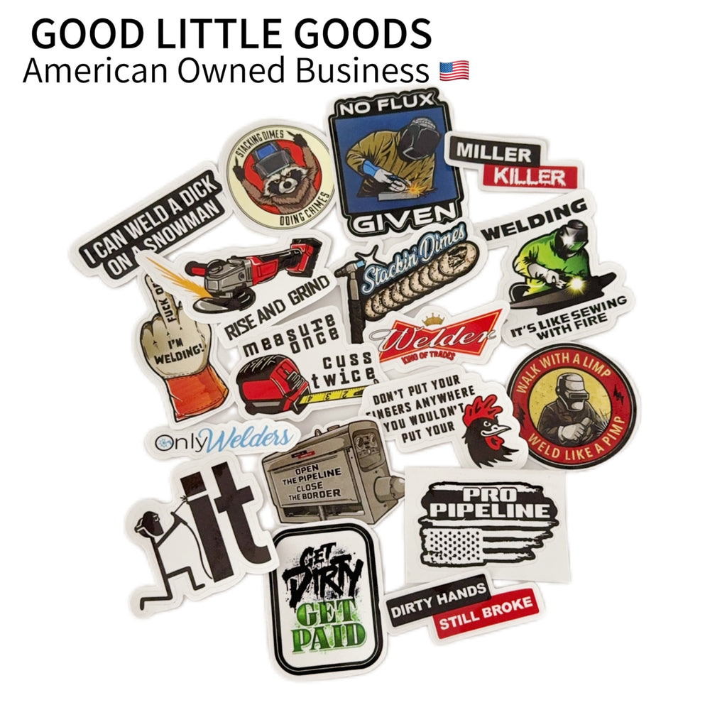 18Pcs Welding Sticker Pack