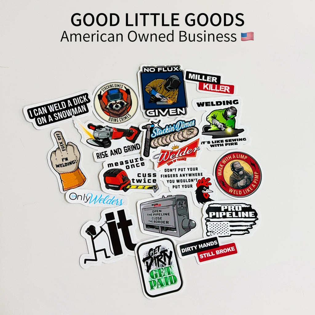 18Pcs Welding Sticker Pack
