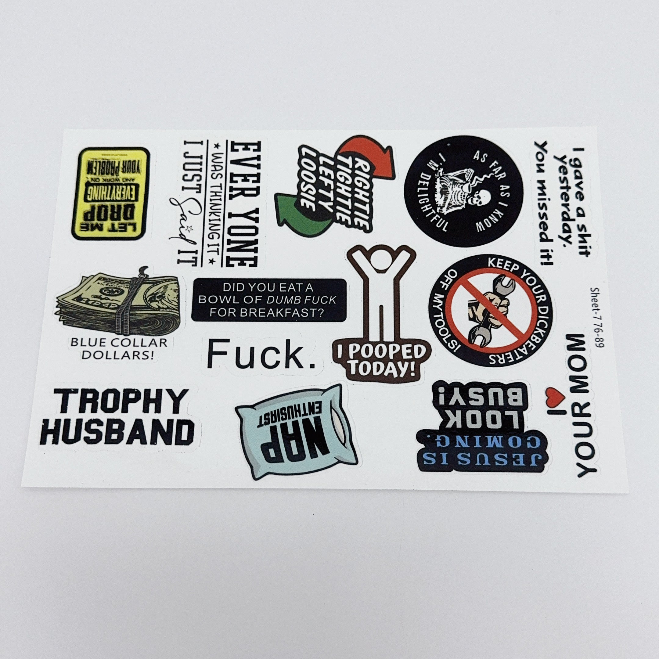 100Pcs Hilarious Stickers Pack