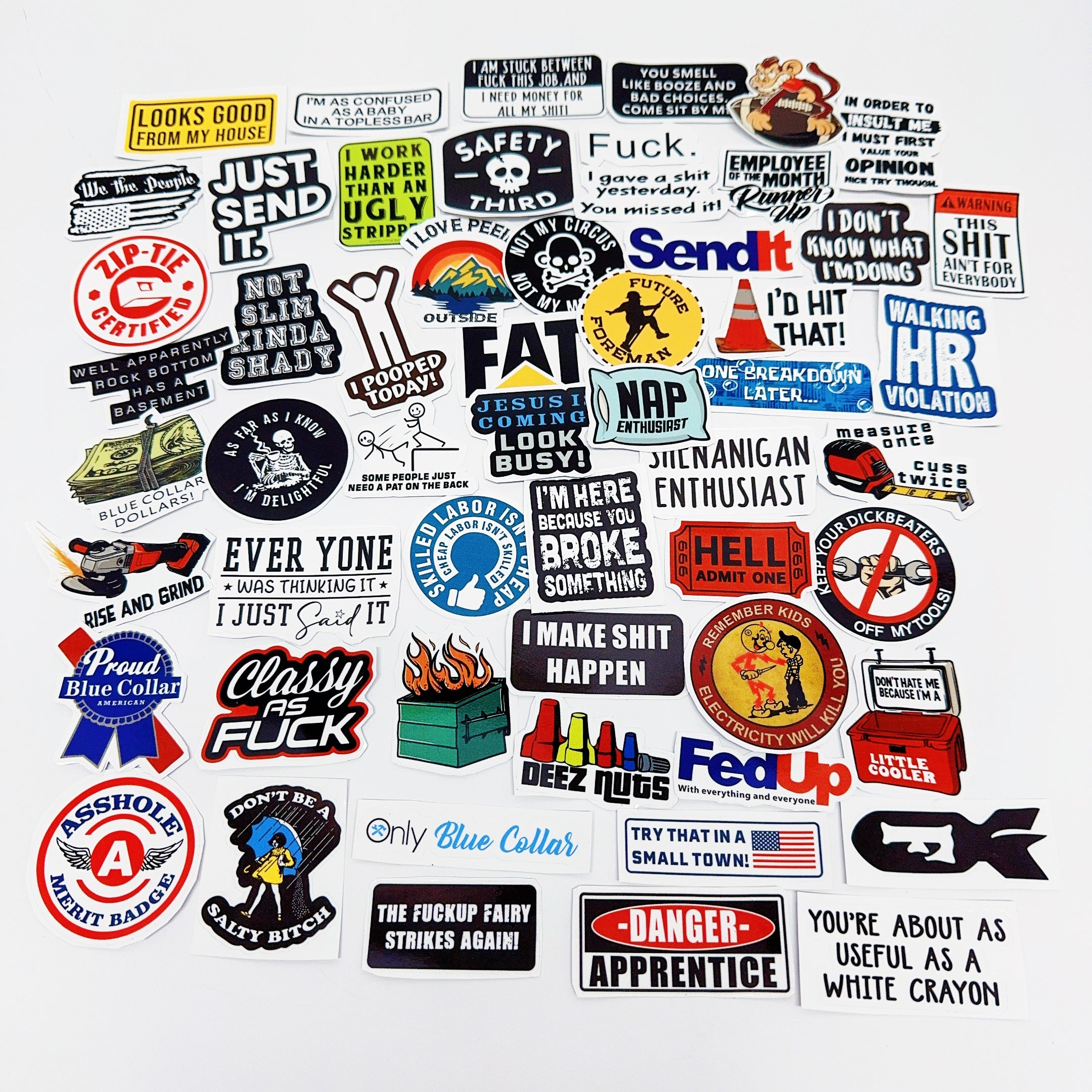 100Pcs Hilarious Stickers Pack