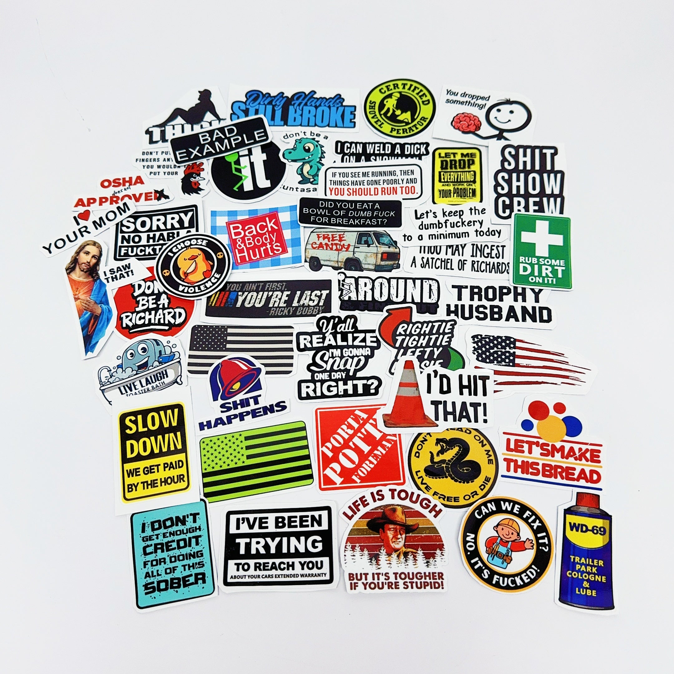 100Pcs Hilarious Stickers Pack