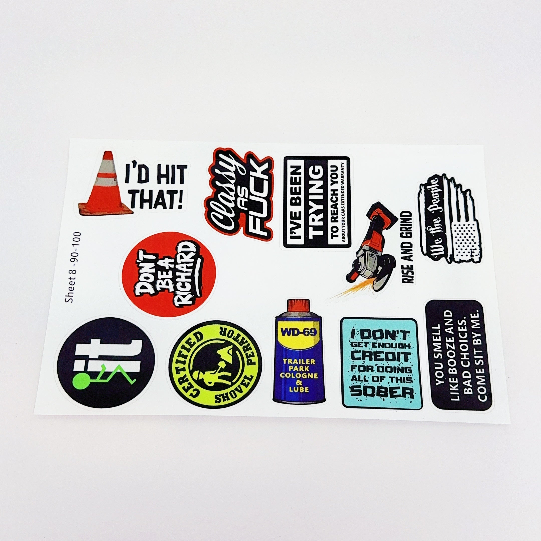 100Pcs Hilarious Stickers Pack