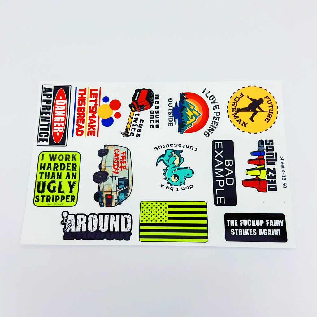 100Pcs Hilarious Stickers Pack