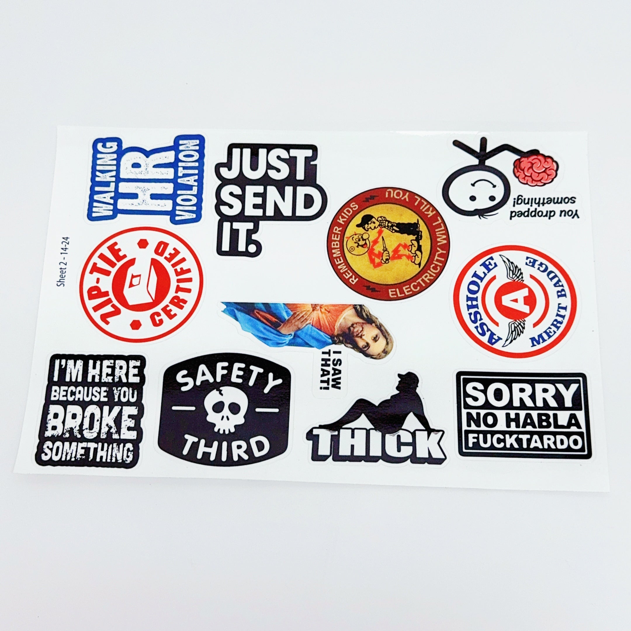 100Pcs Hilarious Stickers Pack