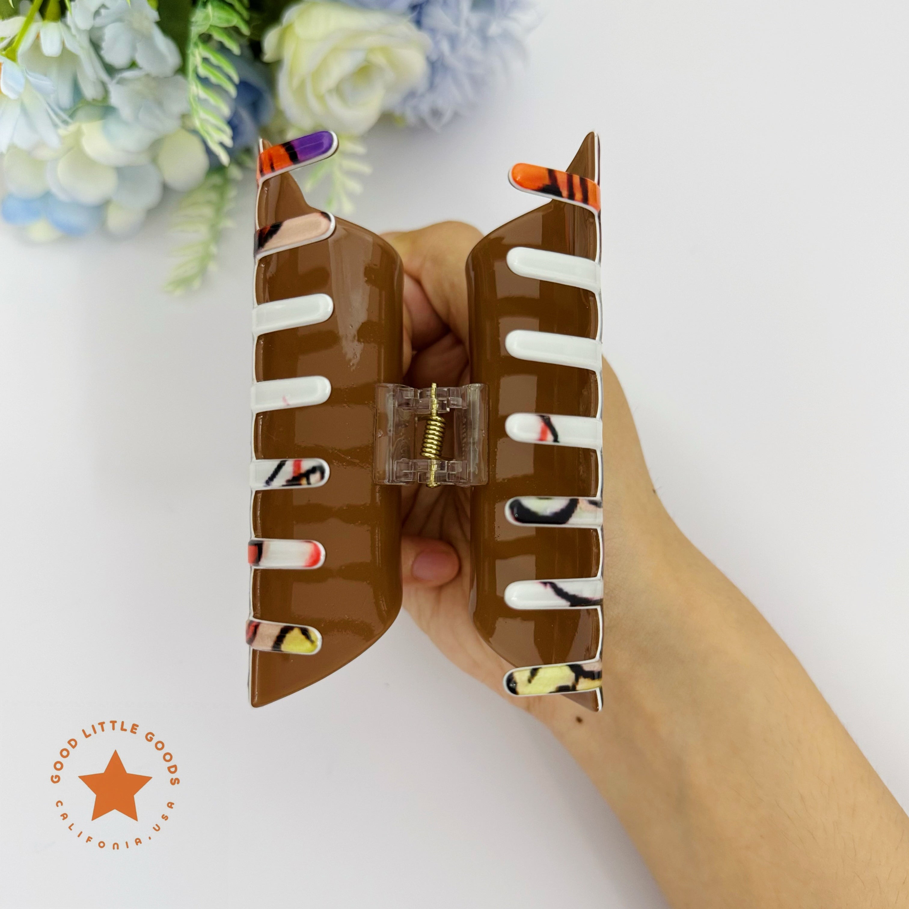 Pennywise the Clown Hair Clip | It Gothic Horror IP Themed Hair Accessory for Edgy Styling