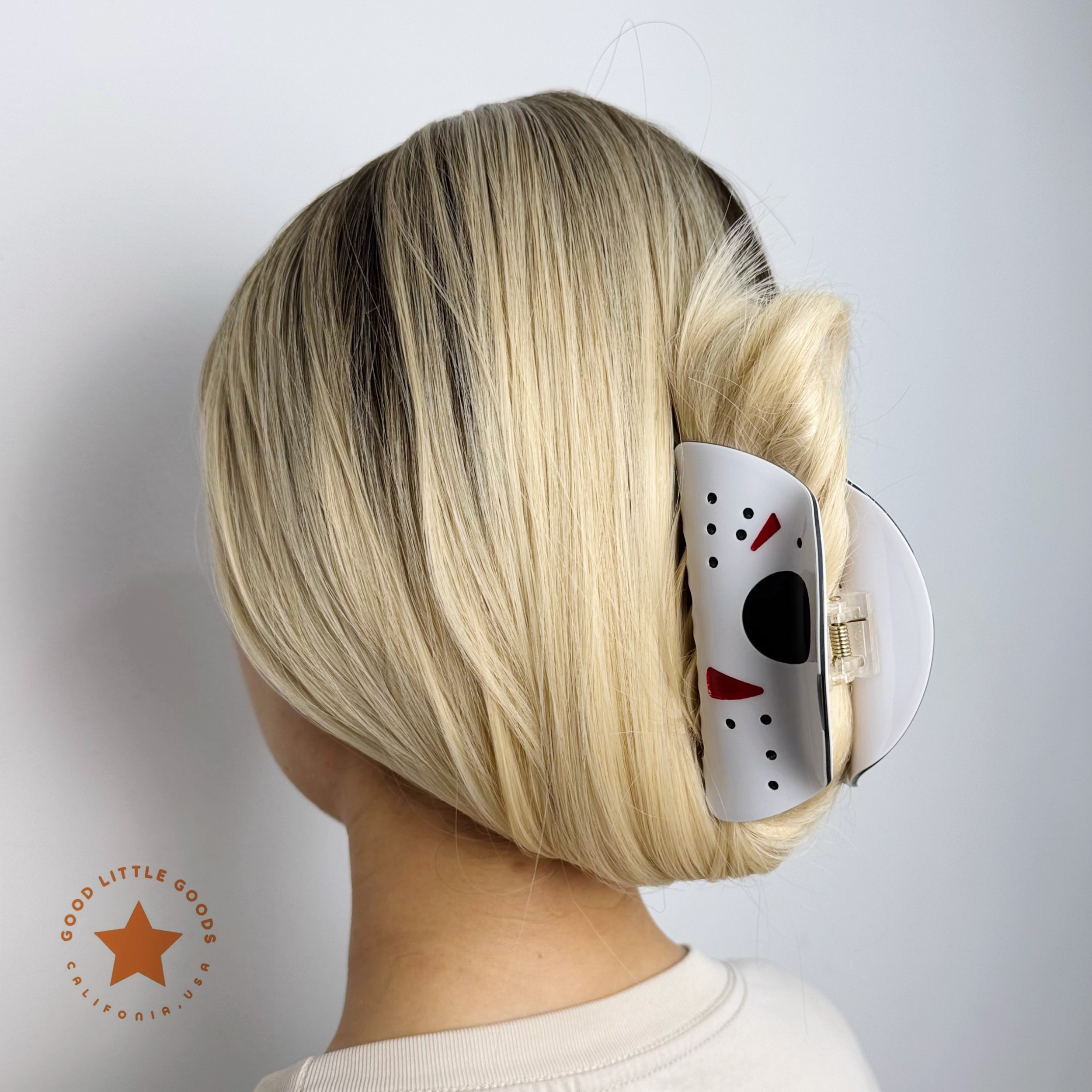 Jason Mask Hair Clip