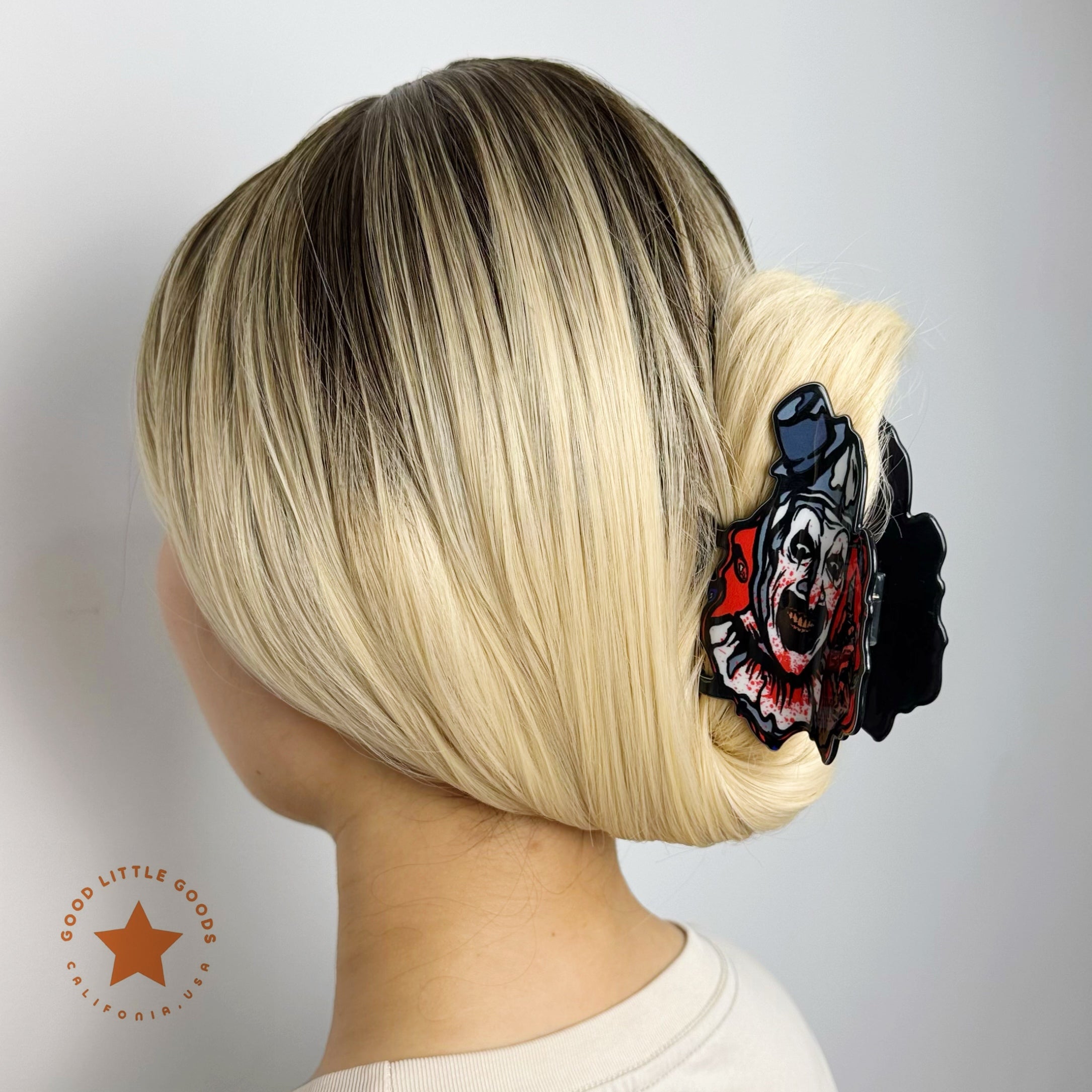 Bloody Grin Art the Clown Hair Clip