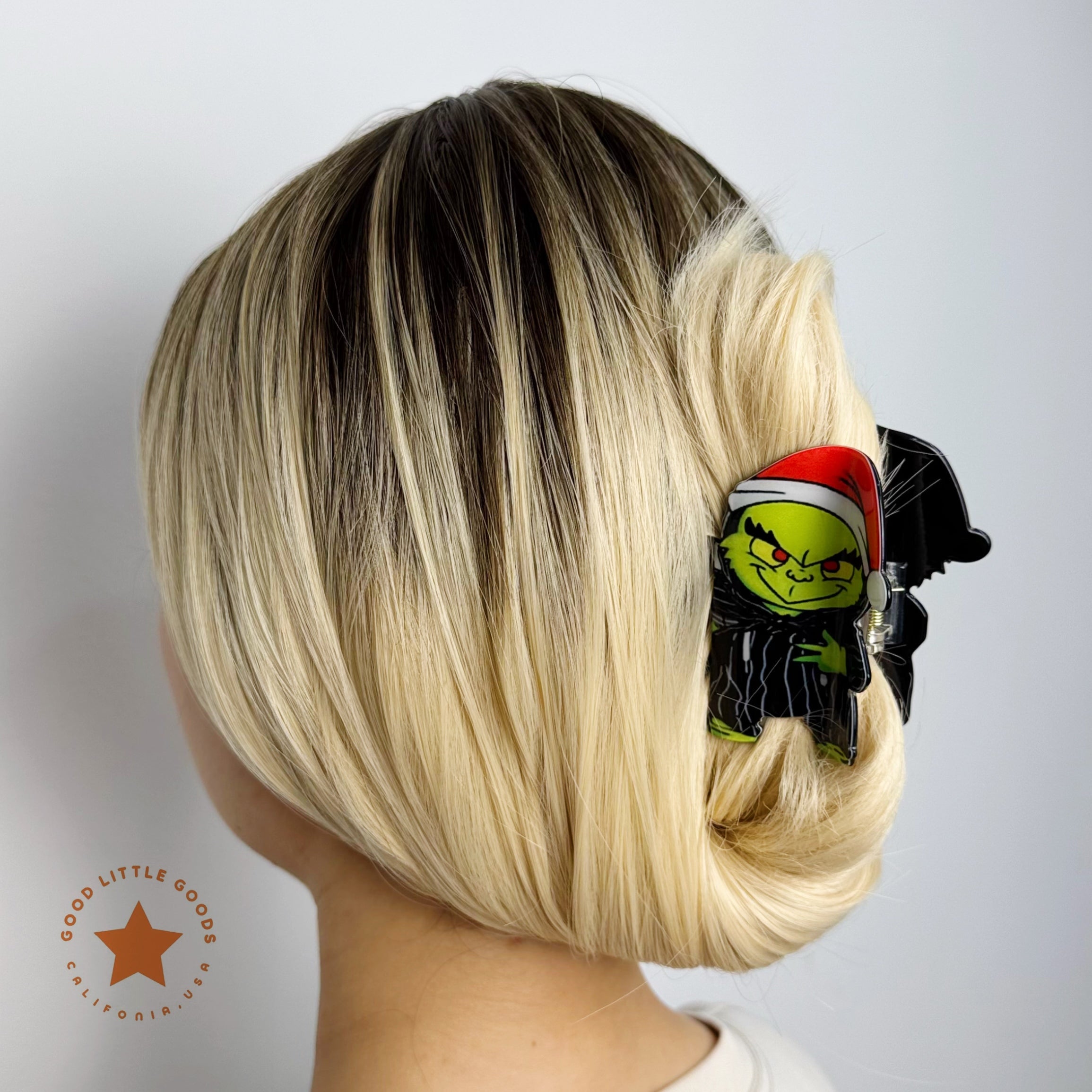 Jack Skellington & Oogie Boogie Christmas Hat Hair Clip