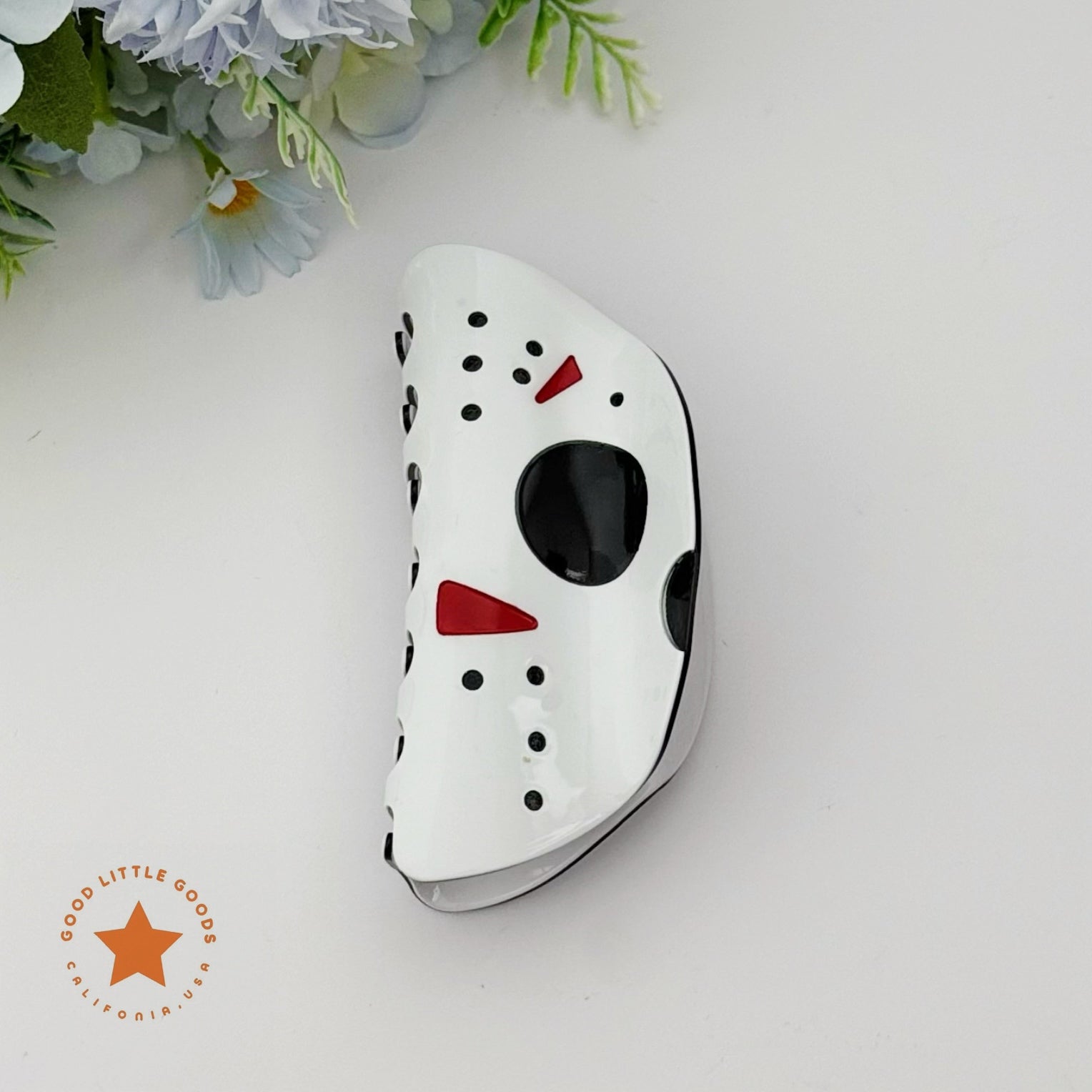 Jason Mask Hair Clip