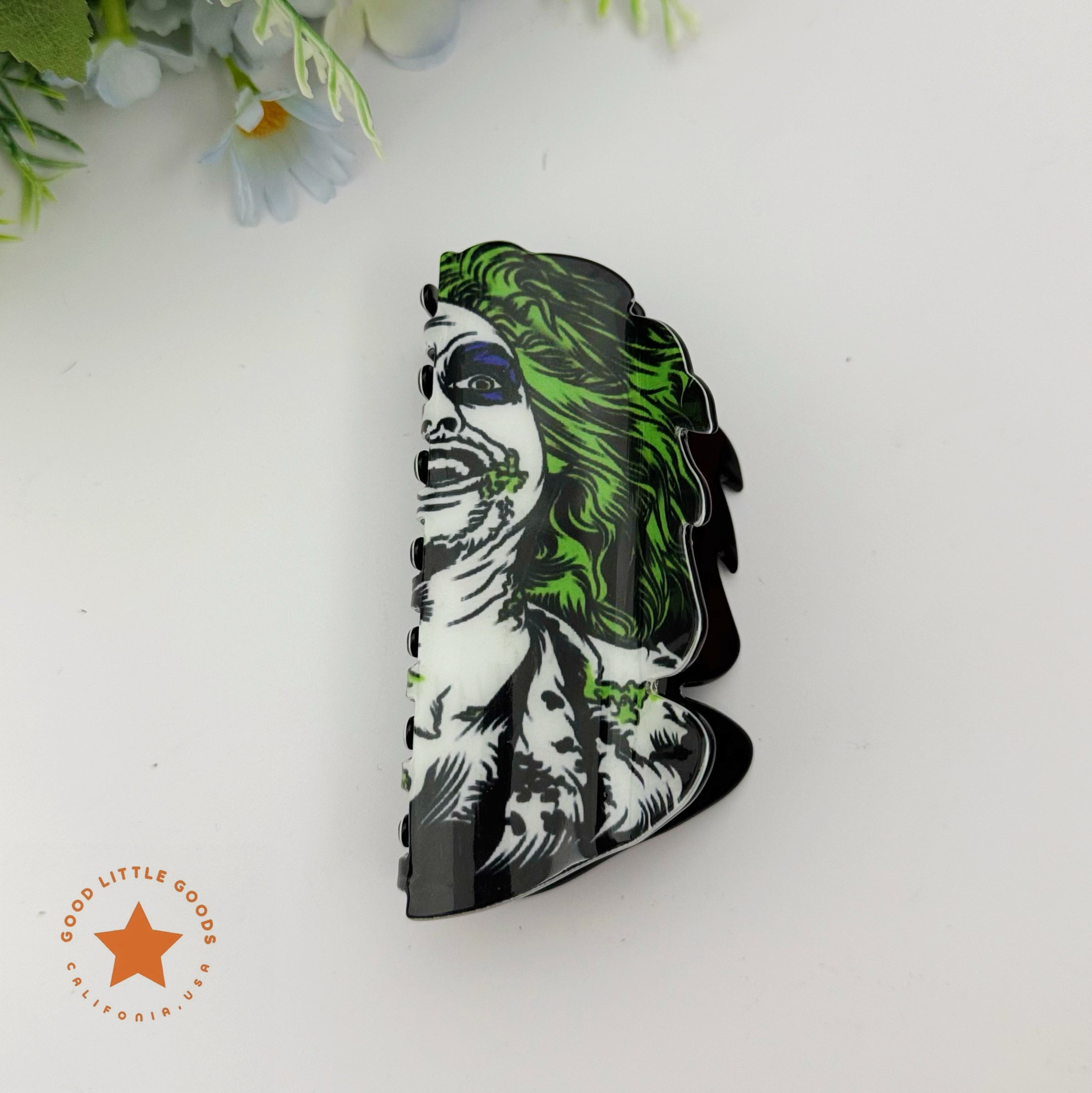 Beetlejuice Hair Clip