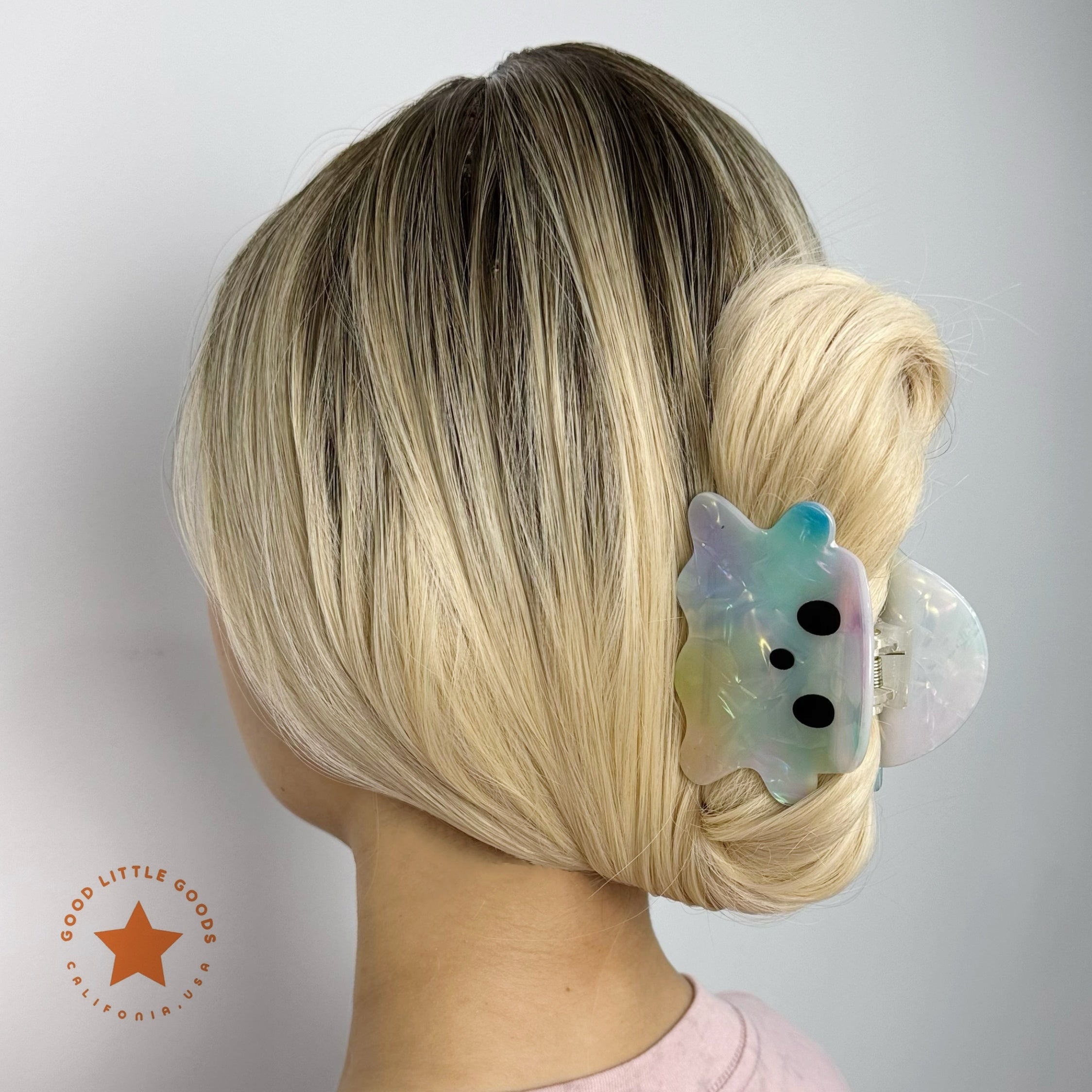 Cute Ghost Fun Horror Character Double-Sided Plastic Claw Hair Clips