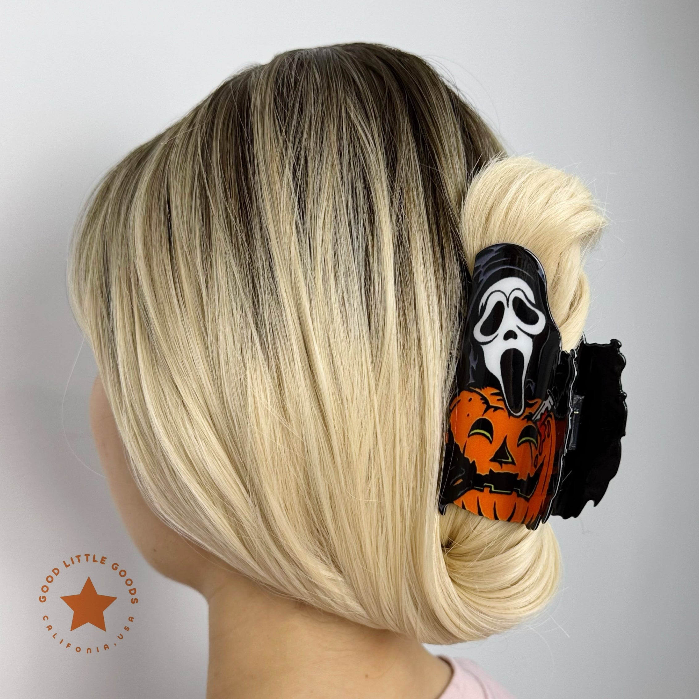 Scream Mask Hair Clip