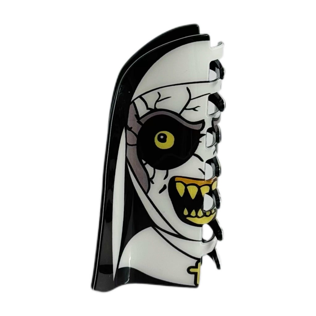 Possessed Nun Hair Clip