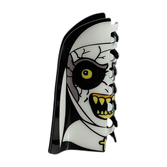 The Nun (Valak) Hair Clip | The Conjuring Universe Gothic Horror Themed Hair Accessory for Edgy Styling