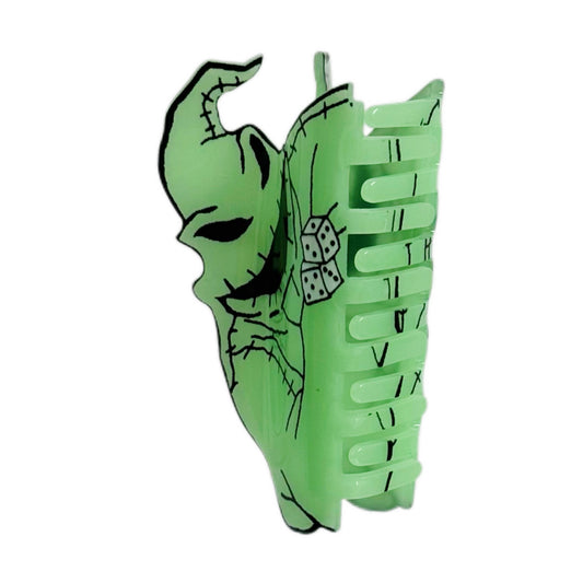 Oogie Boogie Glow-in-the-Dark Hair Clip | The Nightmare Before Christmas Gothic Cute Hair Accessory for Edgy Styling