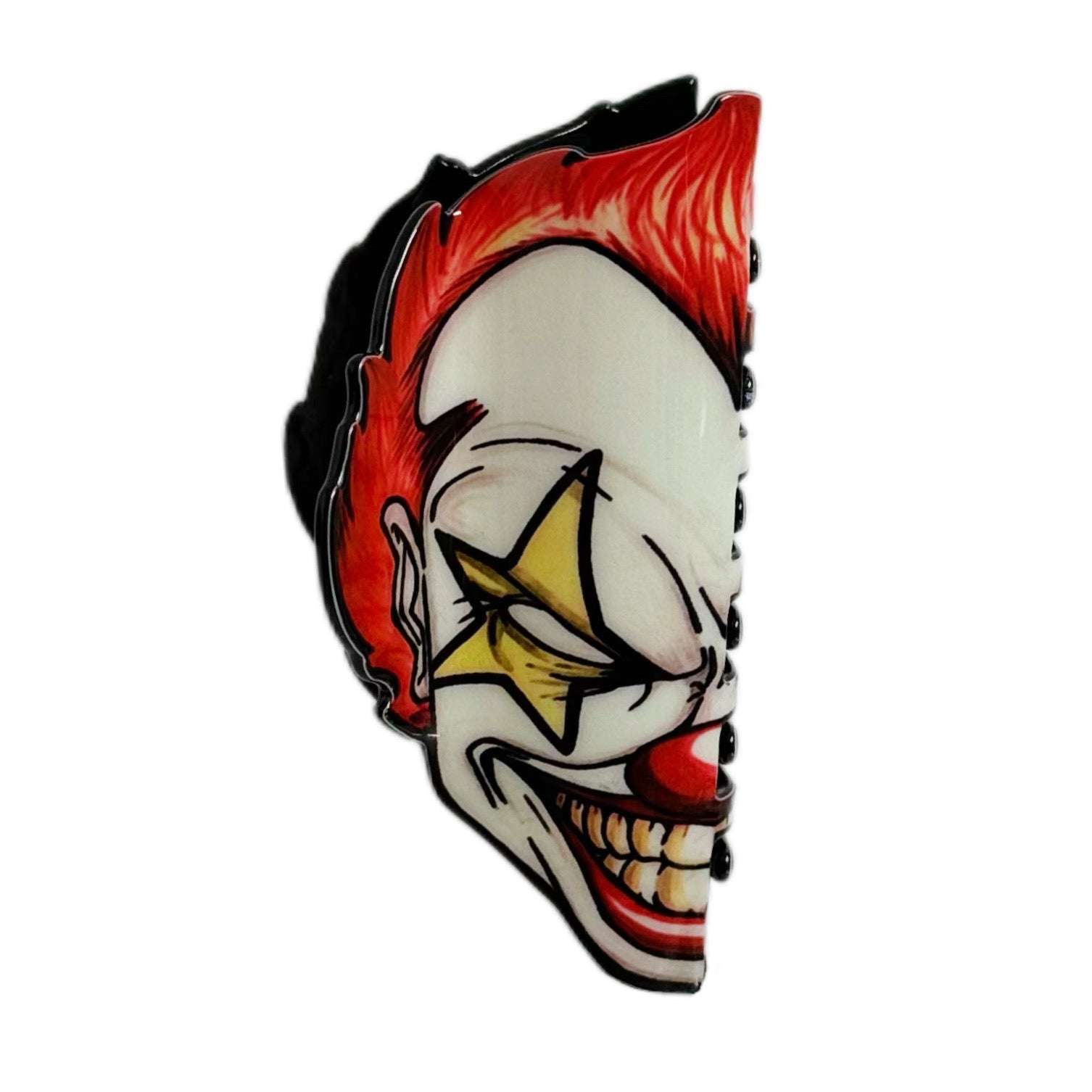 Star-Eyed Clown Hair Clip