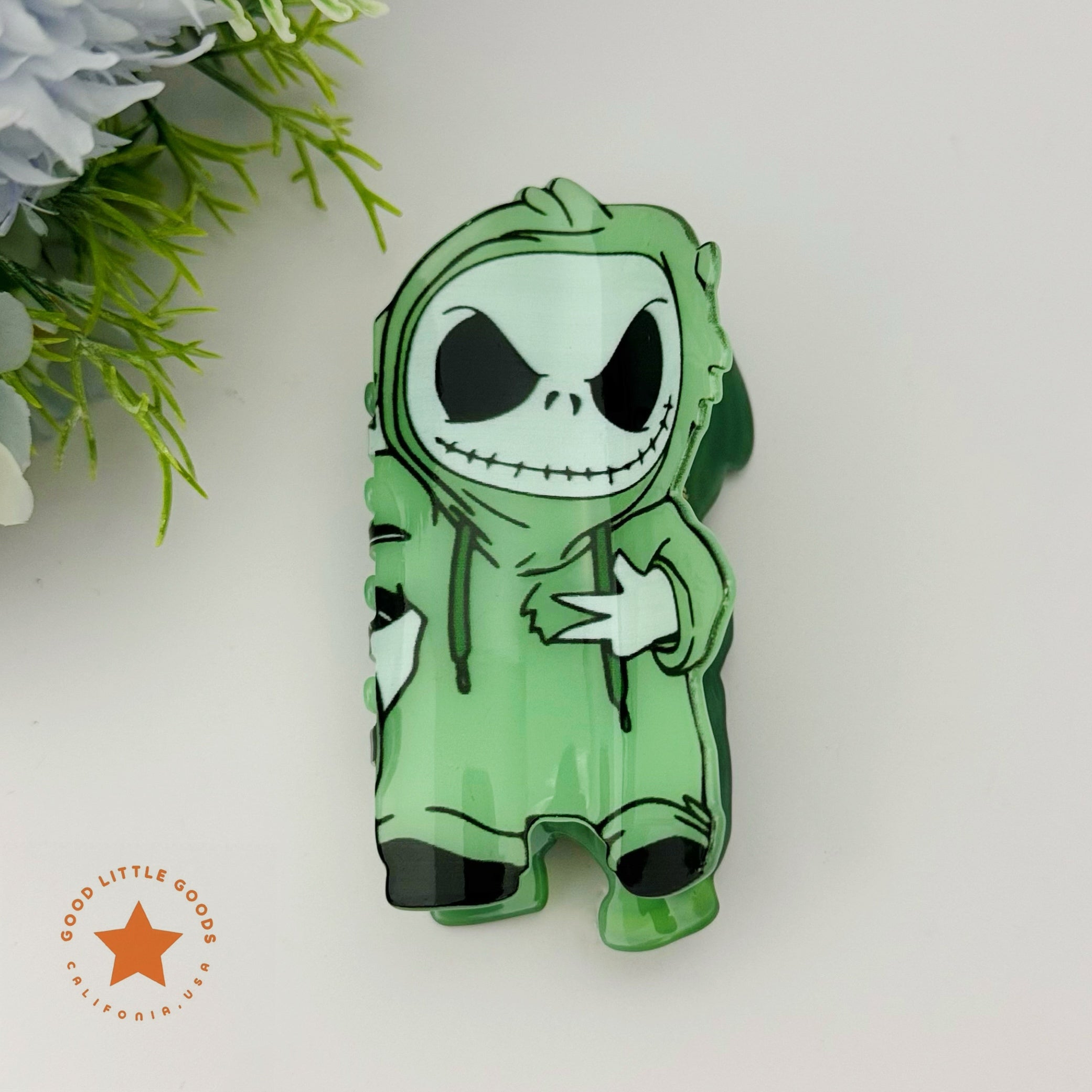 Jack Skellington Glow-in-the-Dark Hair Clip
