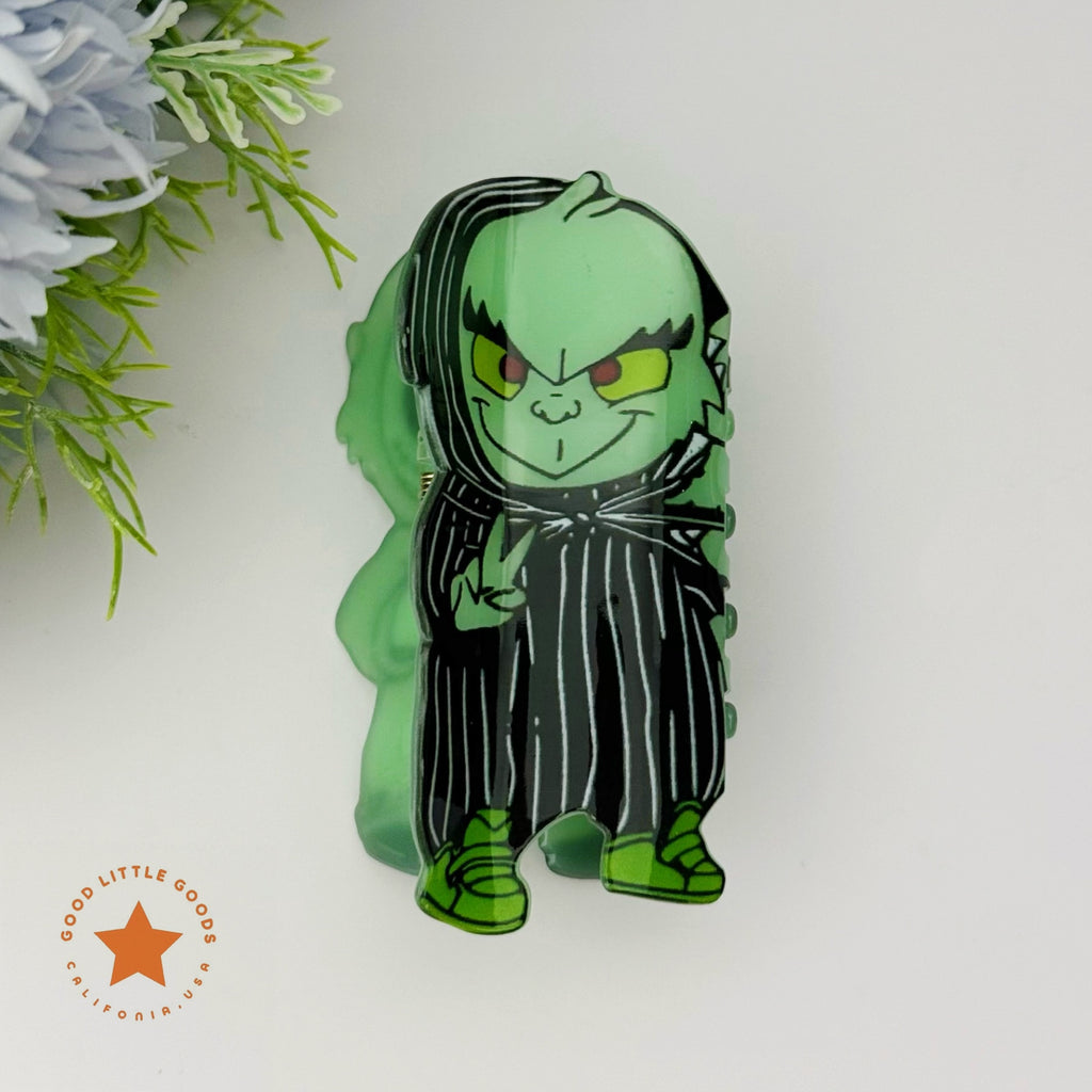 Jack Skellington Glow-in-the-Dark Hair Clip