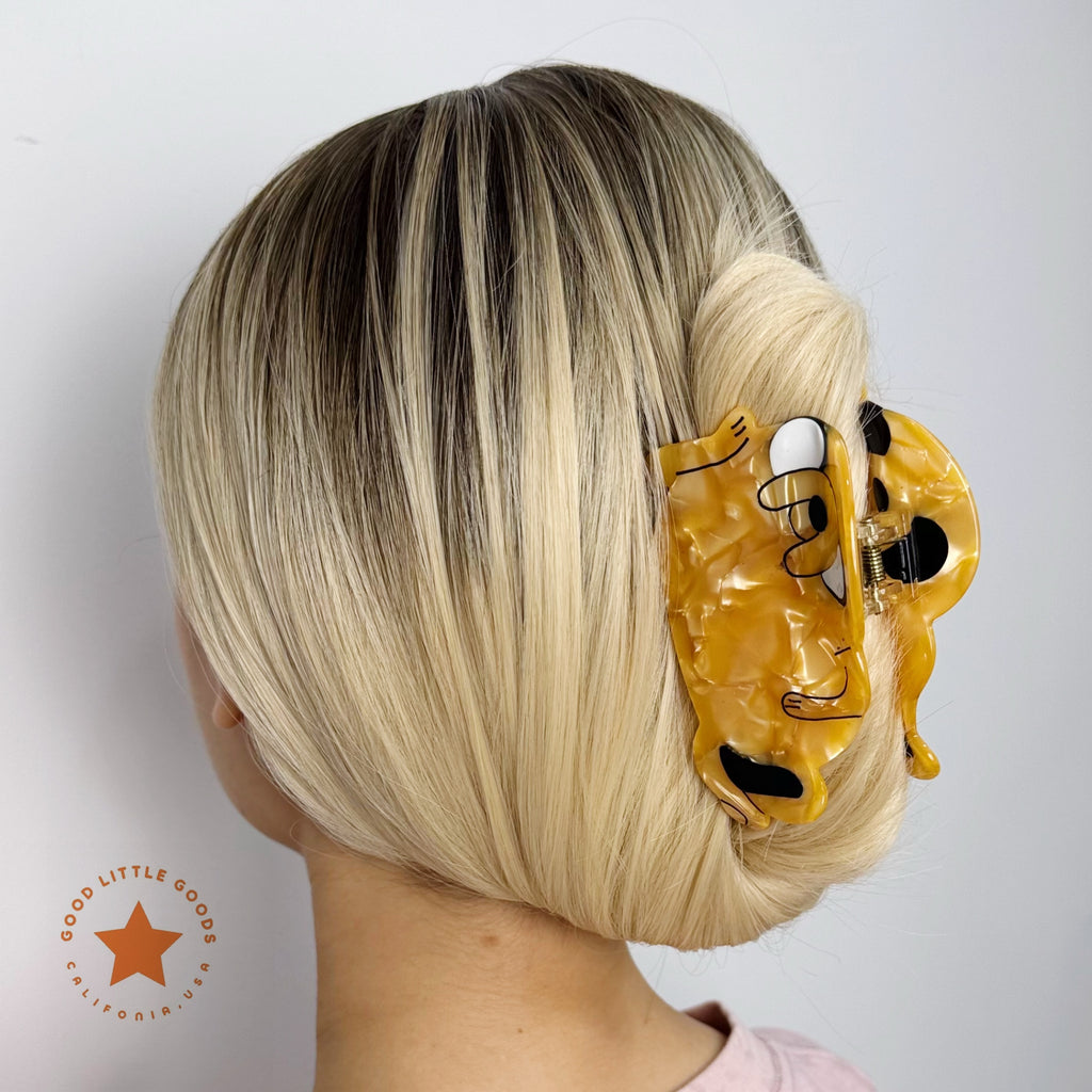 Lazy Jake Golden Dog Hair Clip