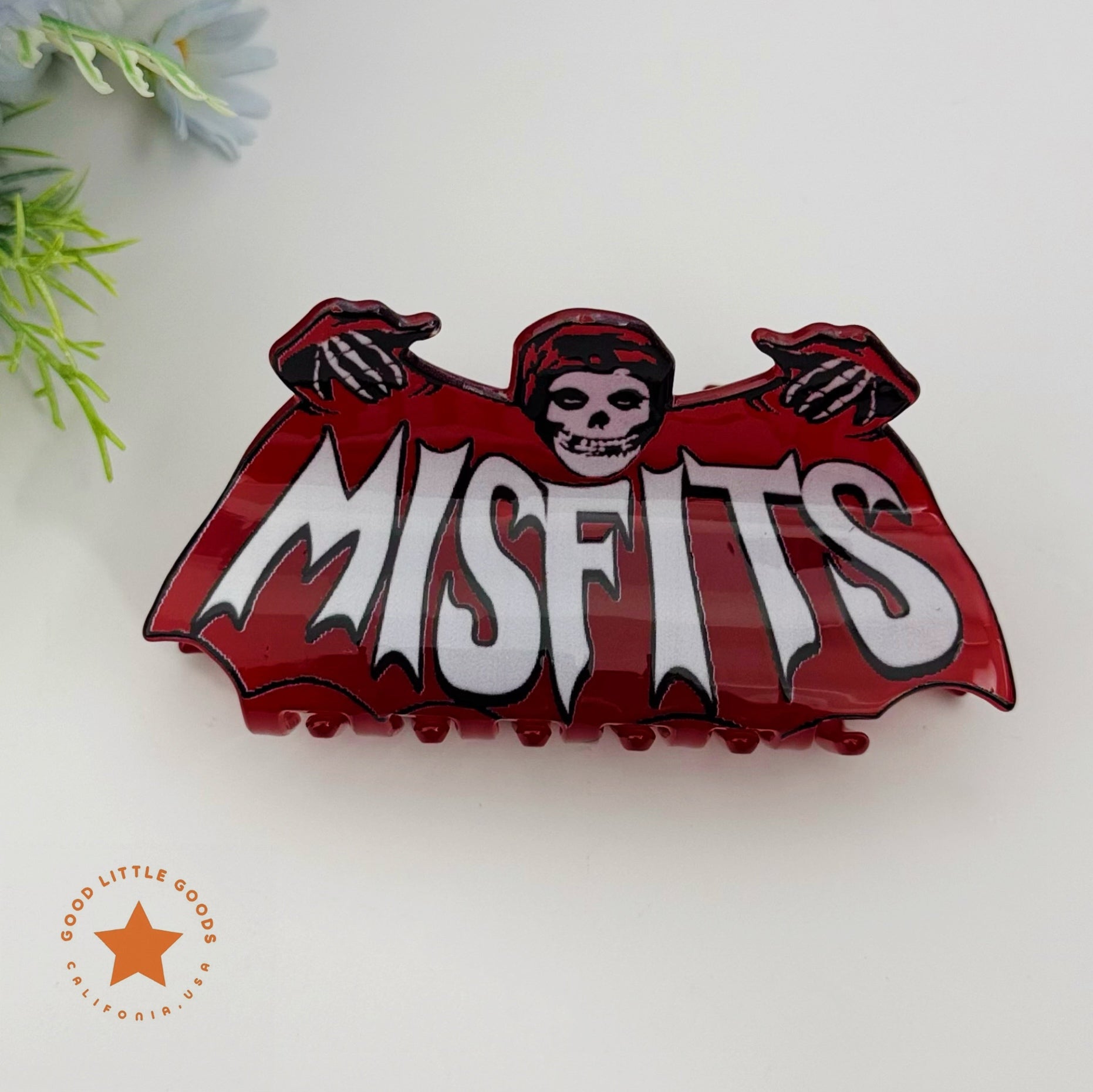 Misfits-Red Hair Clip