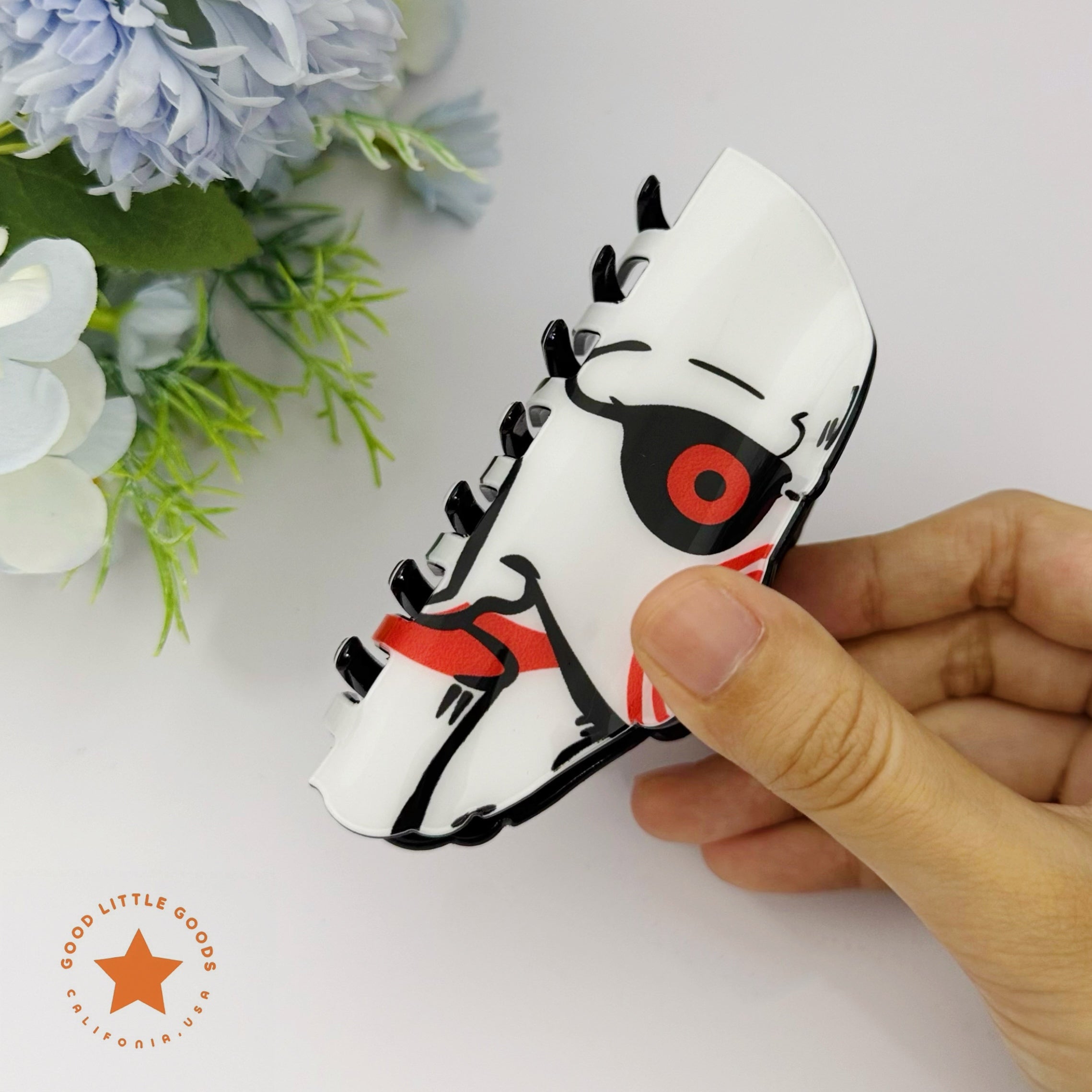 Jigsaw Mask Hair Clip