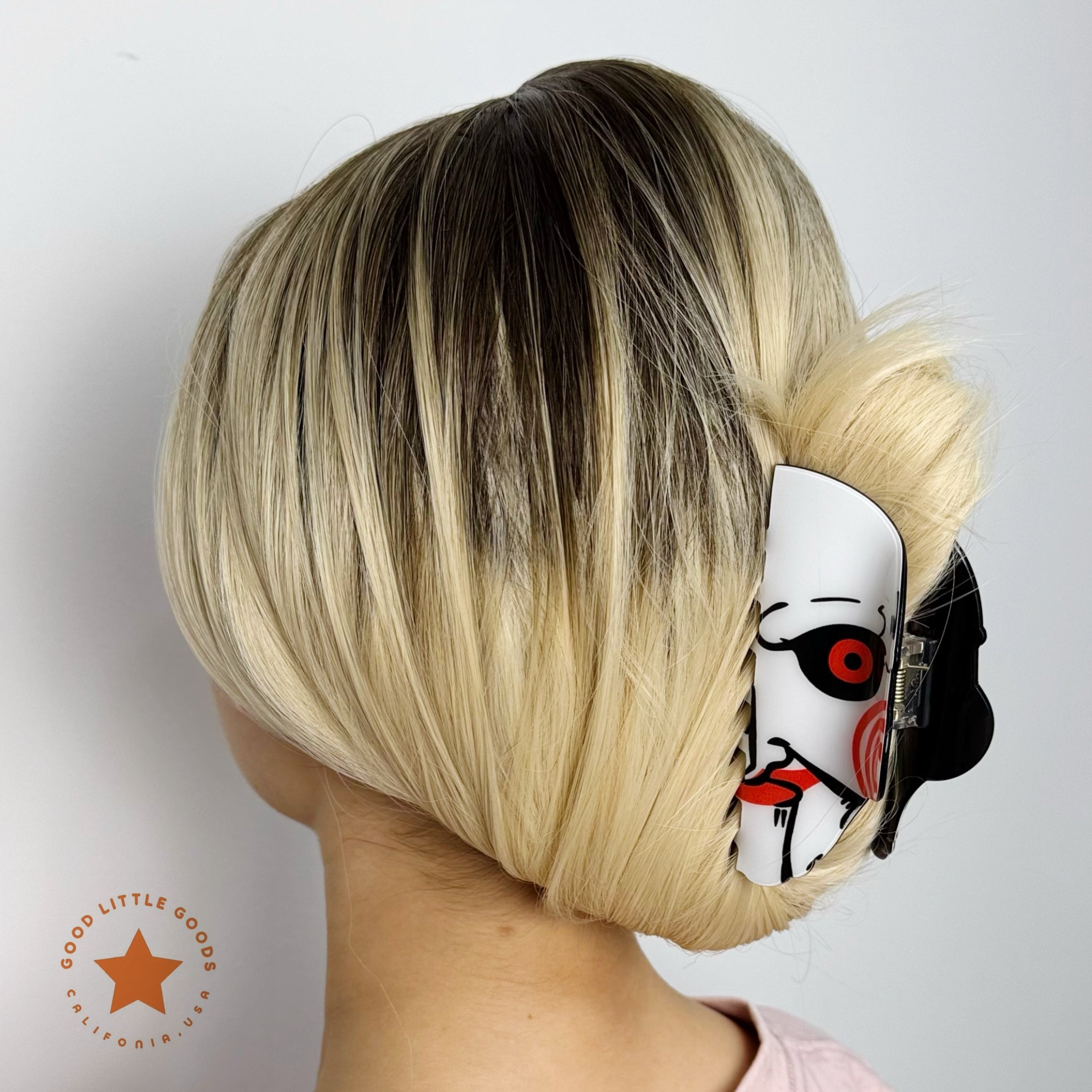 Jigsaw Mask Hair Clip