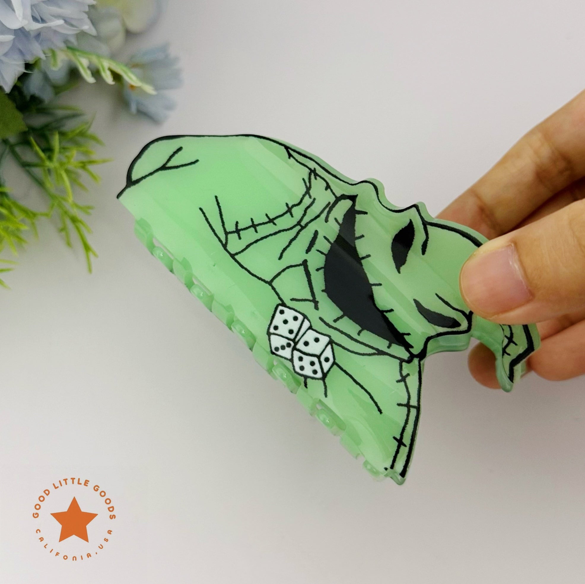 Glow in the Dark-Oogie Hair Clip