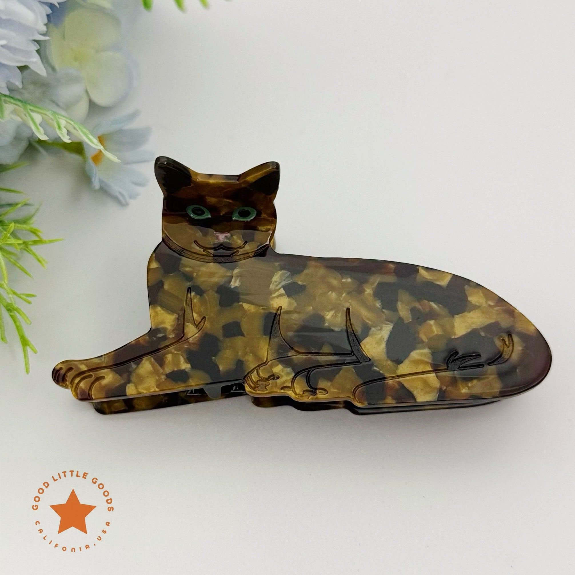 Tortie Cat Hair Clip