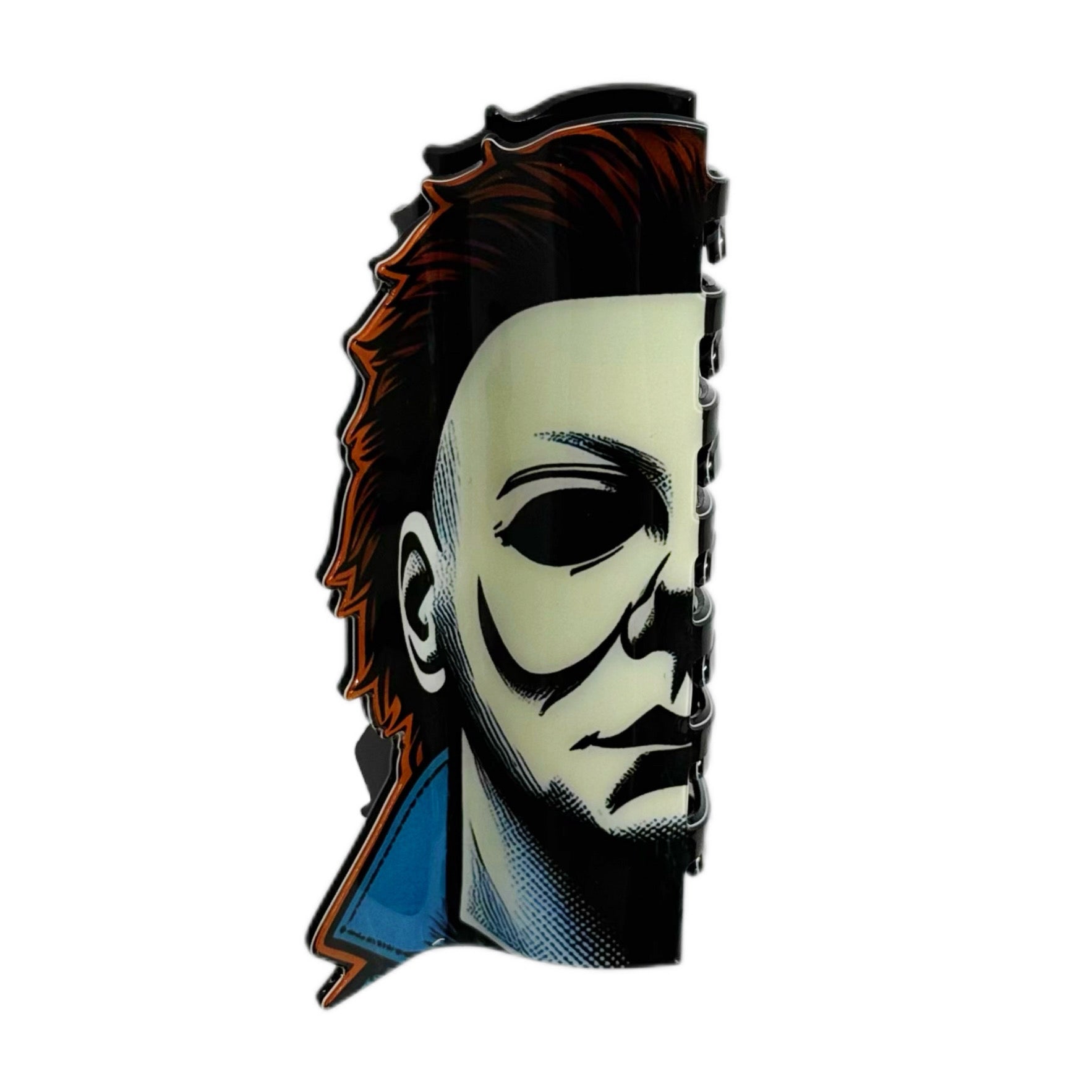 Michael Myers Halloween Hair Clip | Gothic Horror Franchise Themed Hair Accessory for Edgy Styling