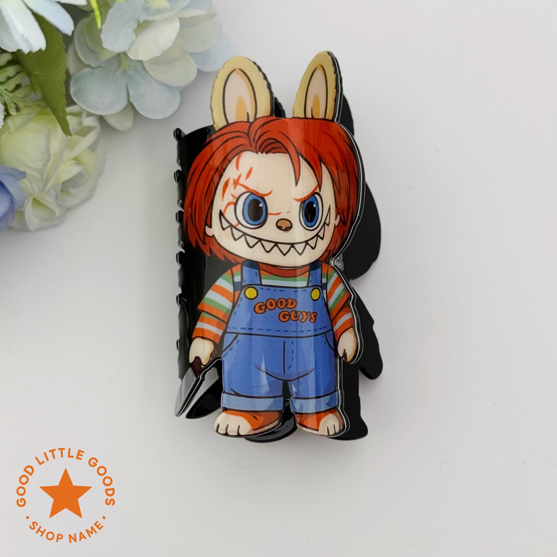 ChuckyBuu Hair Clip – Killer Doll Bunny Mix