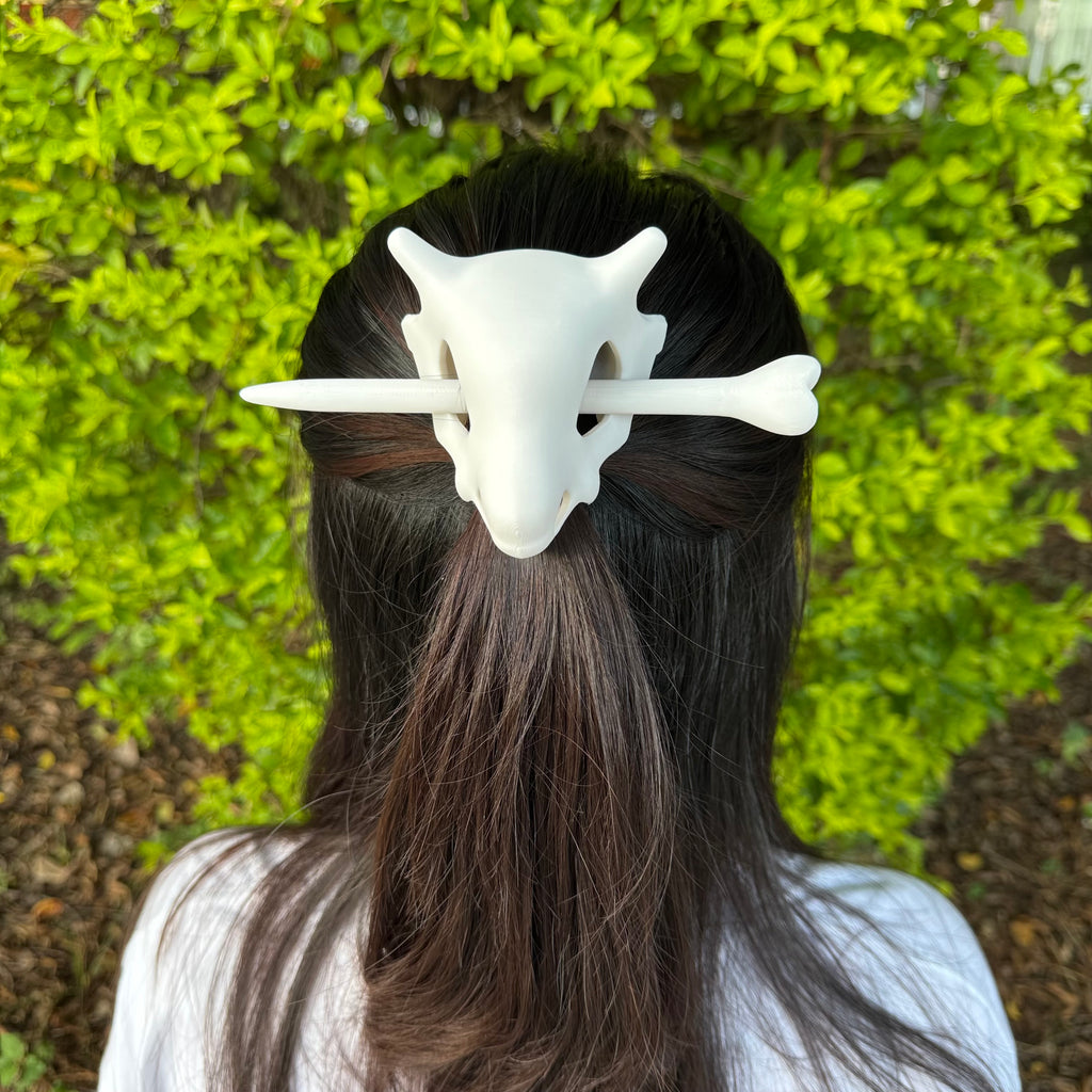 3D Animal Skull & Bone Hair Pin Set