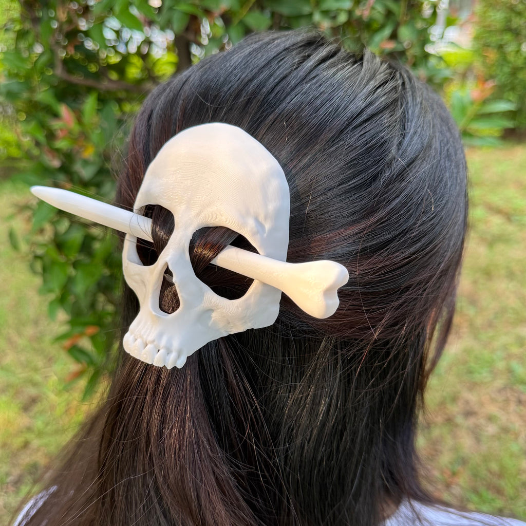 3D Skull Set Hair Pin Set