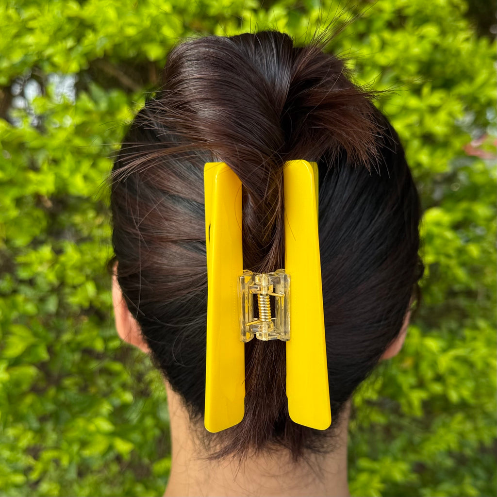Caution Overstimulated Sign Hair Clip