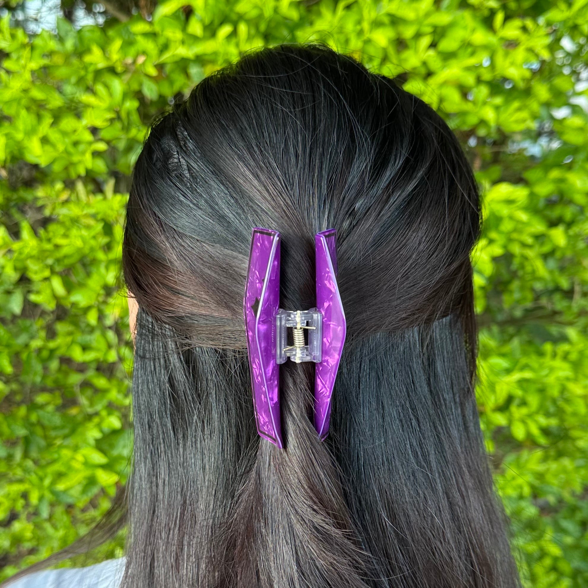 Gothic Coffin Cross Hair Clip ( 2 Colors available)