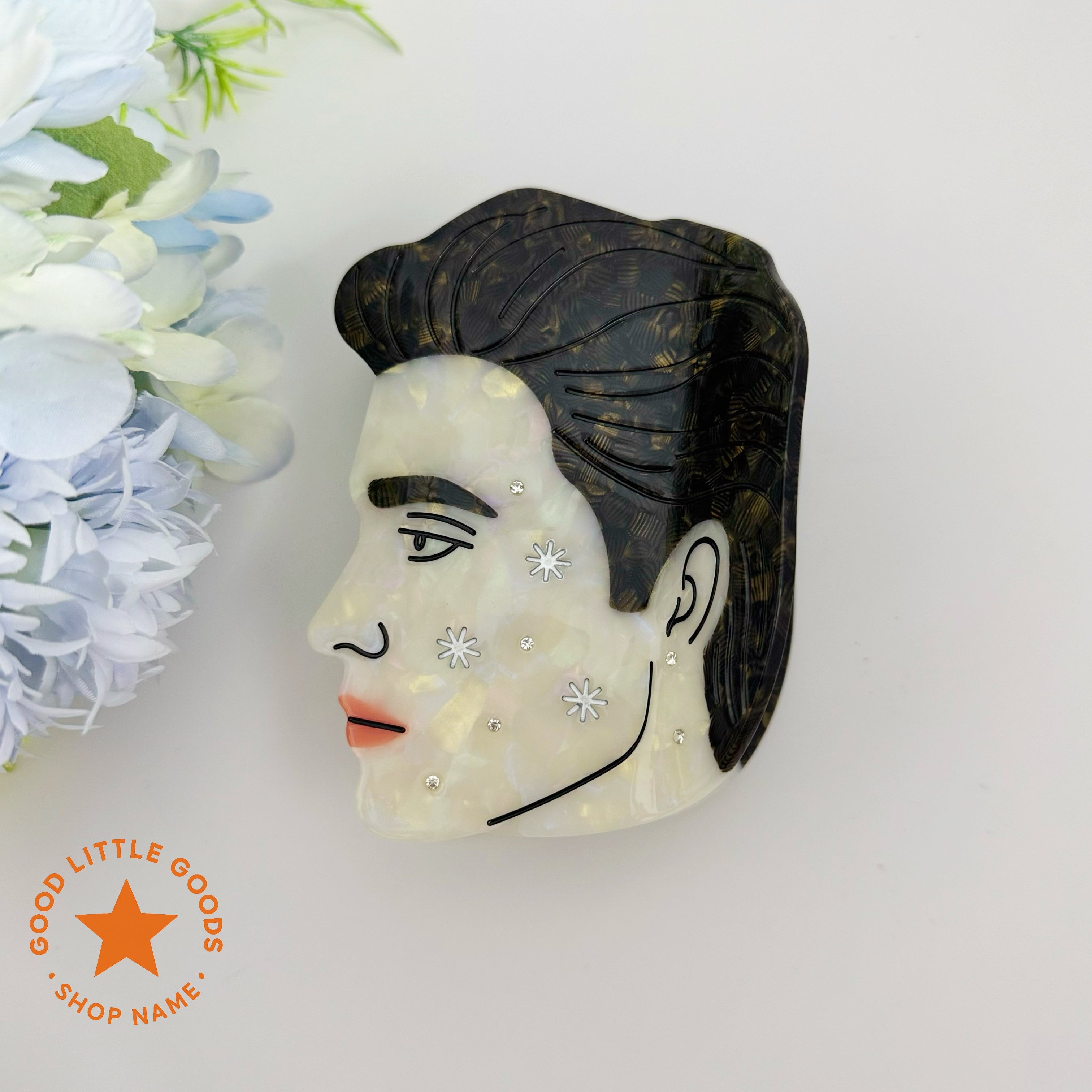 Midnight Edward Hair Clip