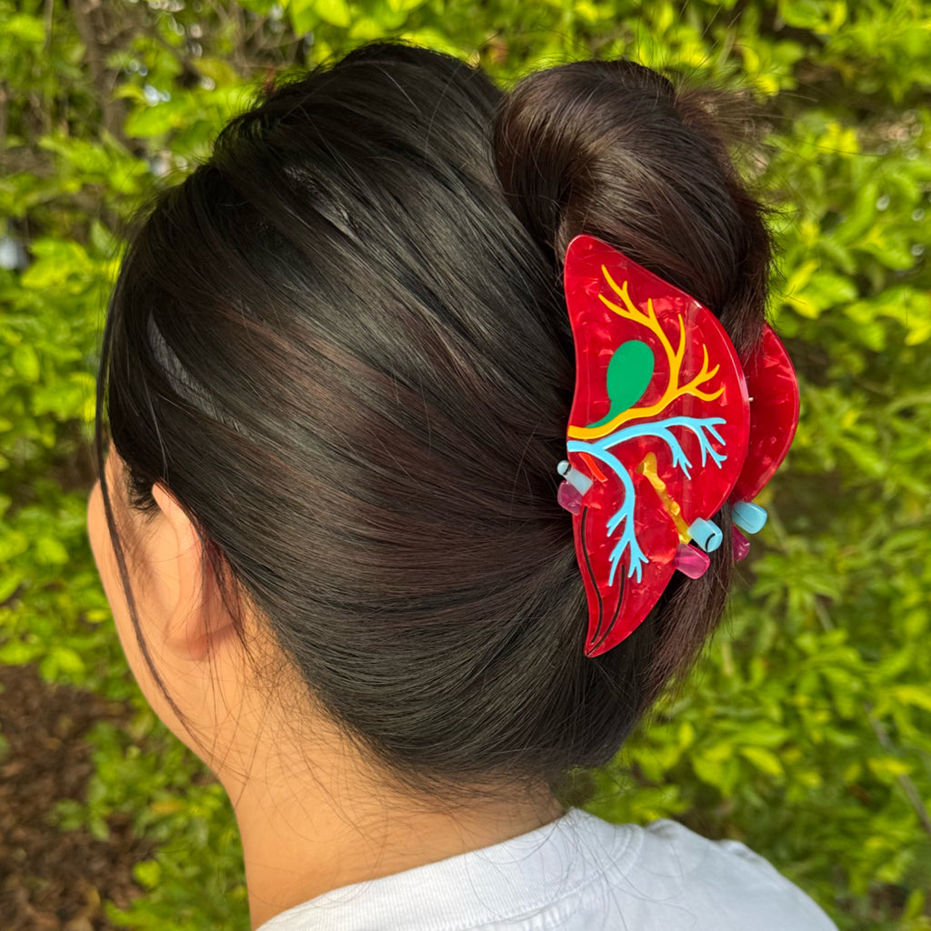 Anatomical Liver Hair Clip