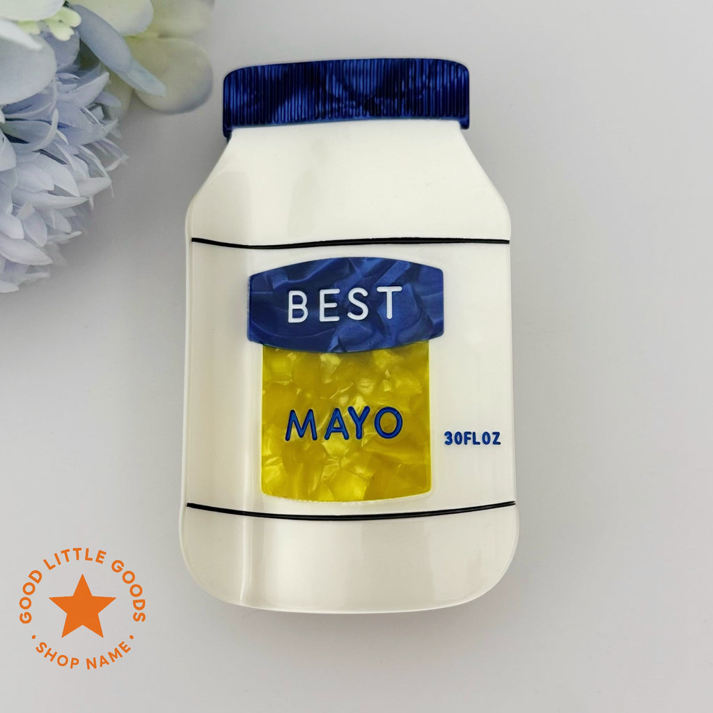 BEST MAYO Jar-Shaped Hair Clip