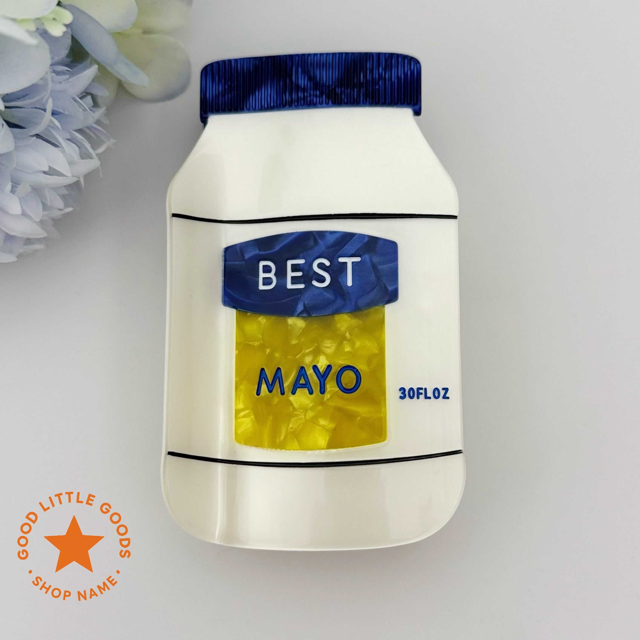 BEST MAYO Jar-Shaped Hair Clip