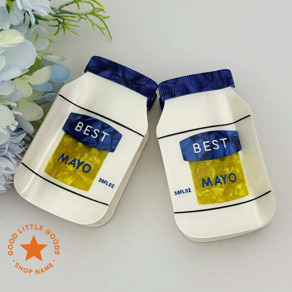 BEST MAYO Jar-Shaped Hair Clip